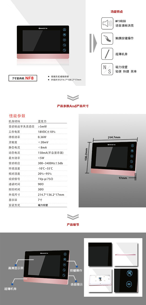 六安叶集区楼宇可视室内主机二号